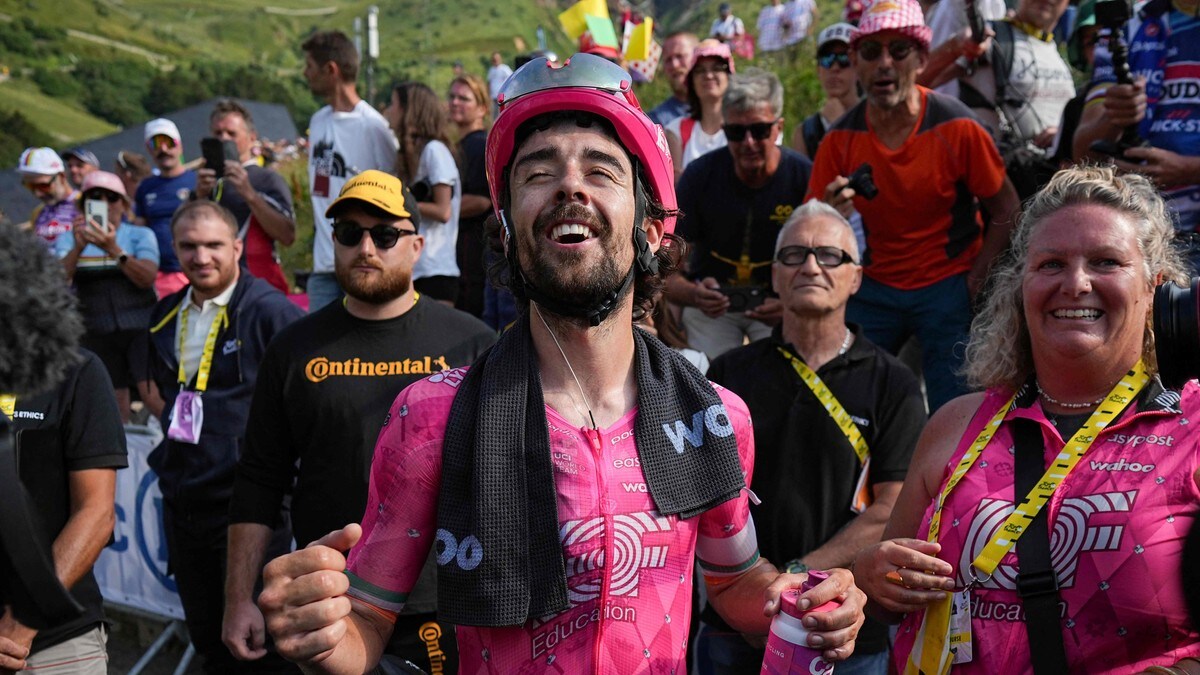 Tok over ledertrøyen i Tour de France