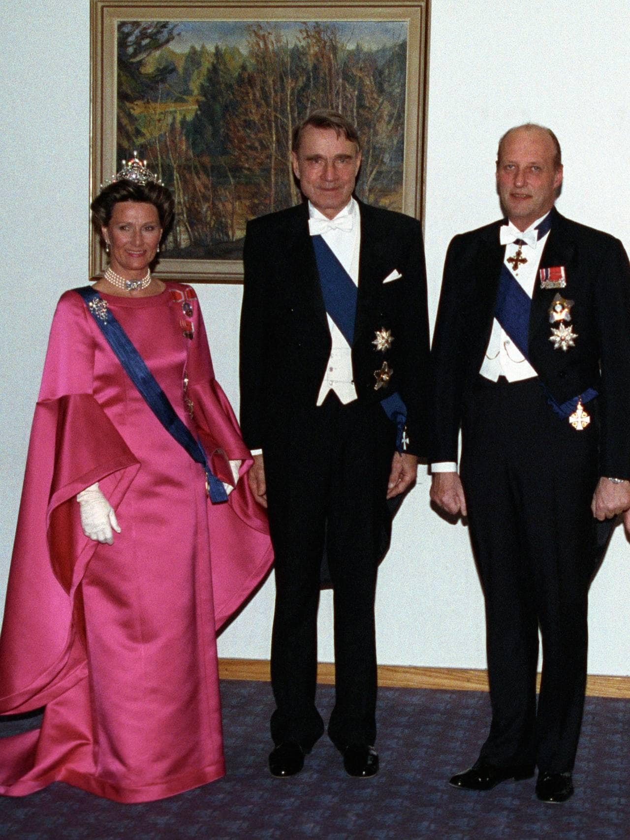 Dronning Sonja rosa kjole