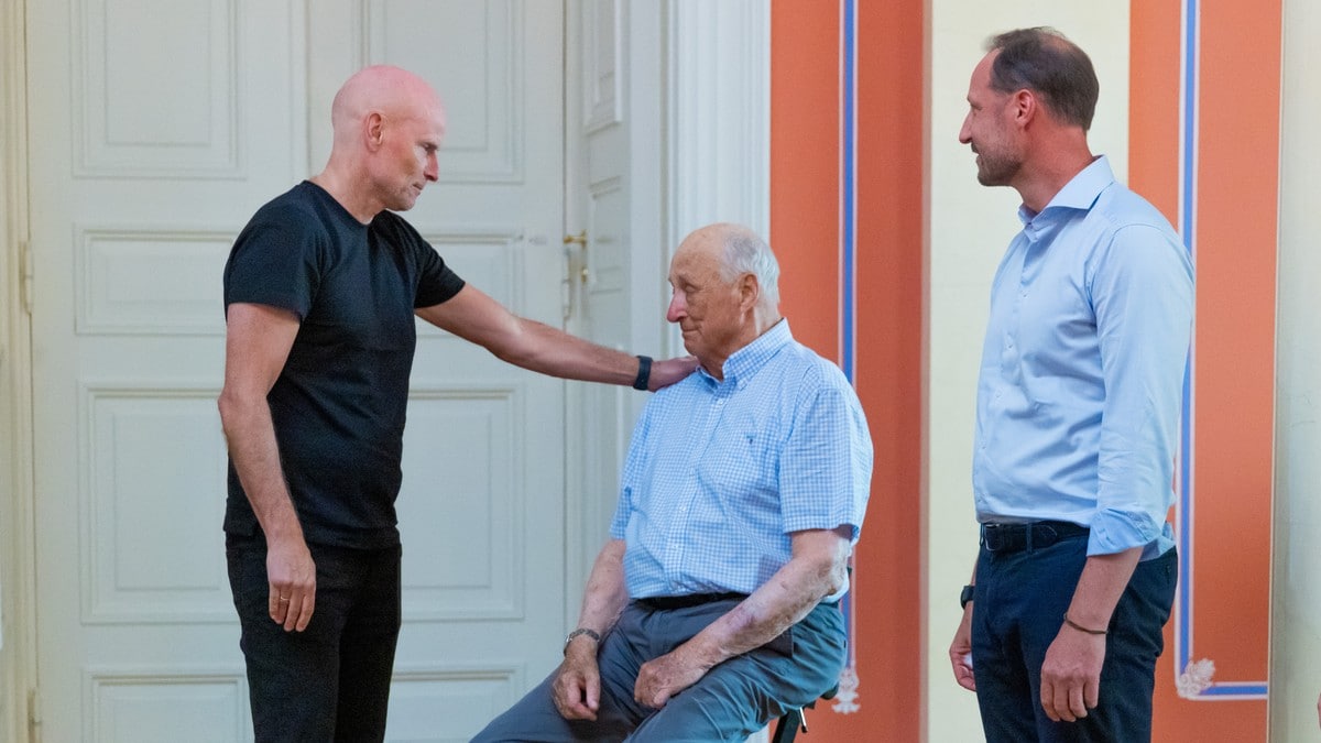 Solbakken fortalte om møtet med kongen