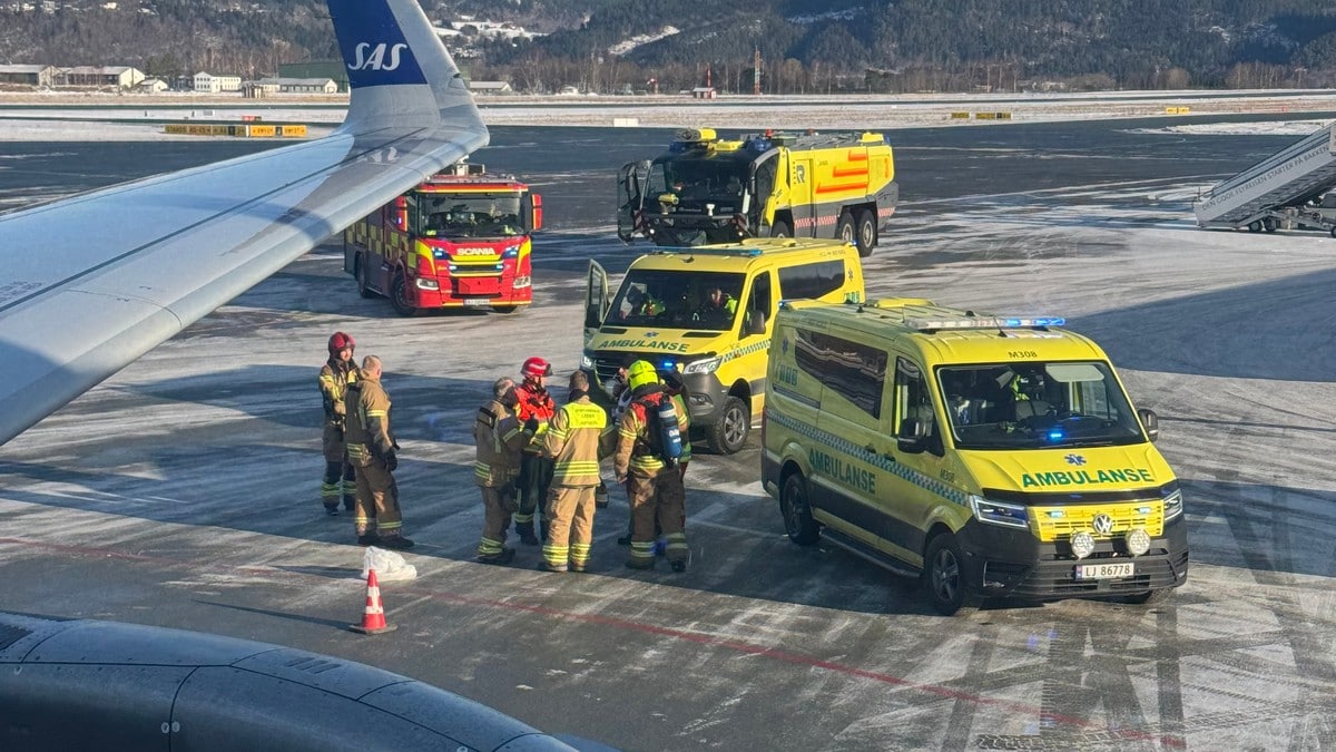 Varmgang i powerbank på SAS-fly – måtte nødlande på Værnes