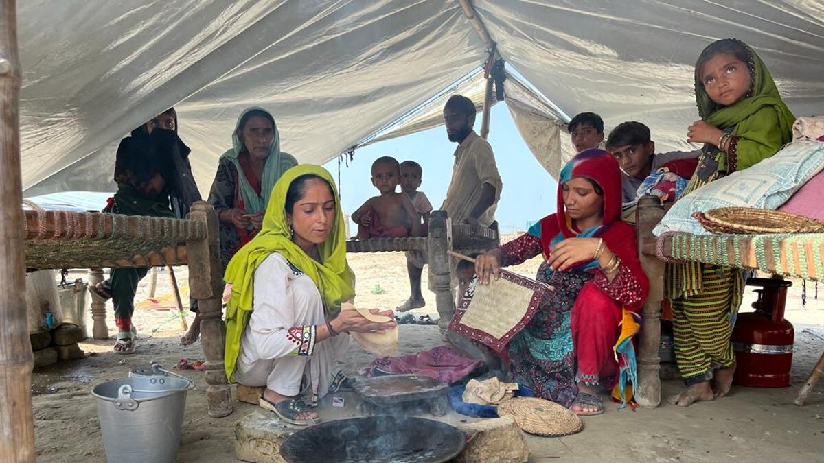 Flommen i Pakistan: Flere kvinner føder for tidlig
