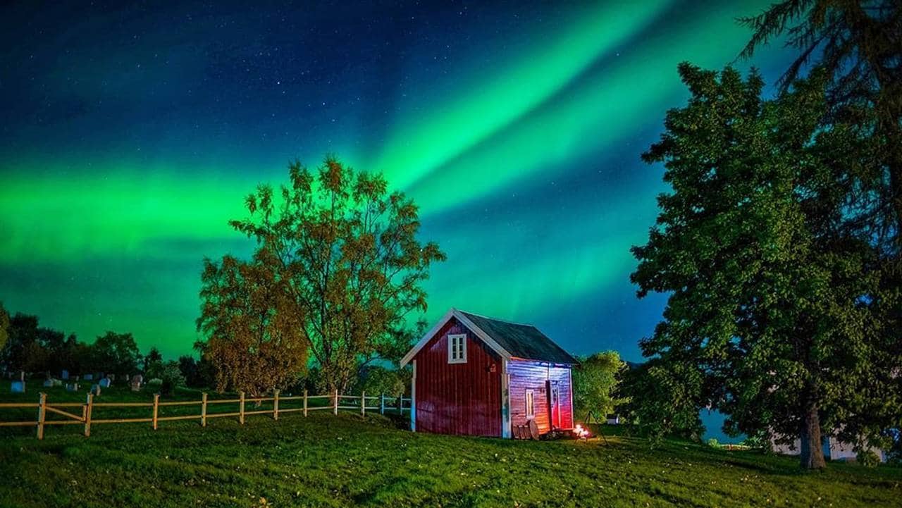Nordlys over Trondenes