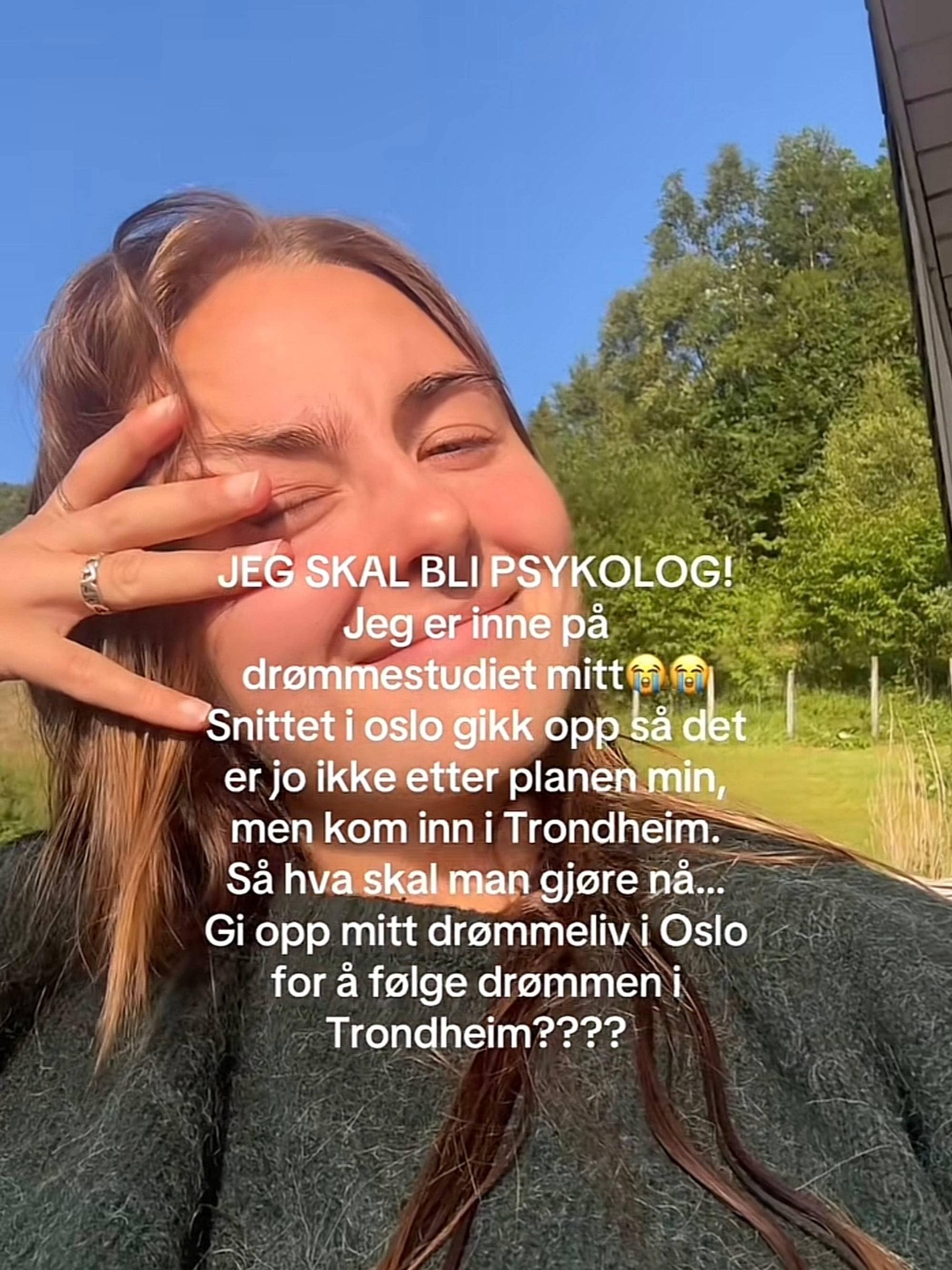 Skjermdump fra Charlotte Halvorsen sin TikTok-konto