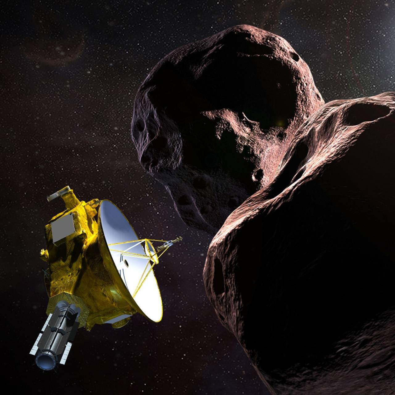NASA spaceship closes in on distant world