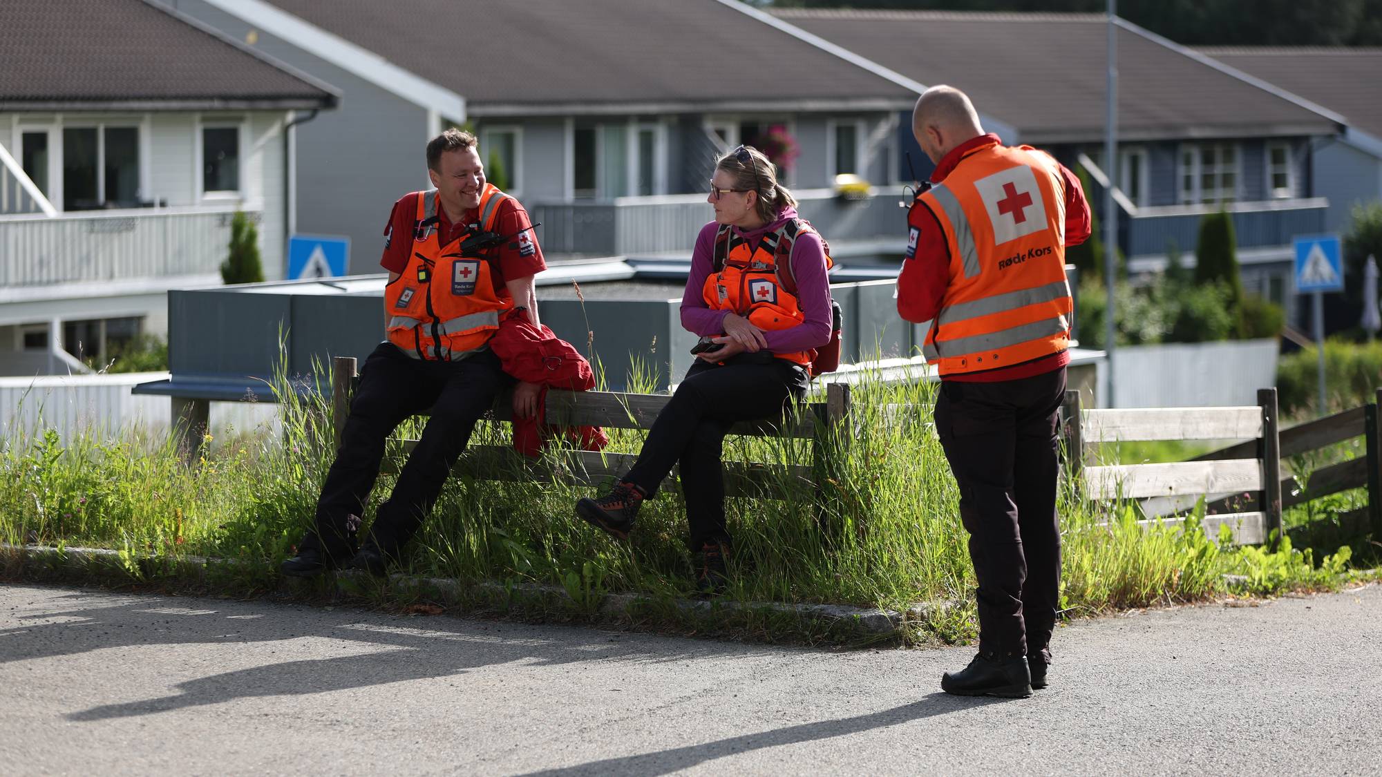 Letemannskap fra Røde Kors i Trondheim