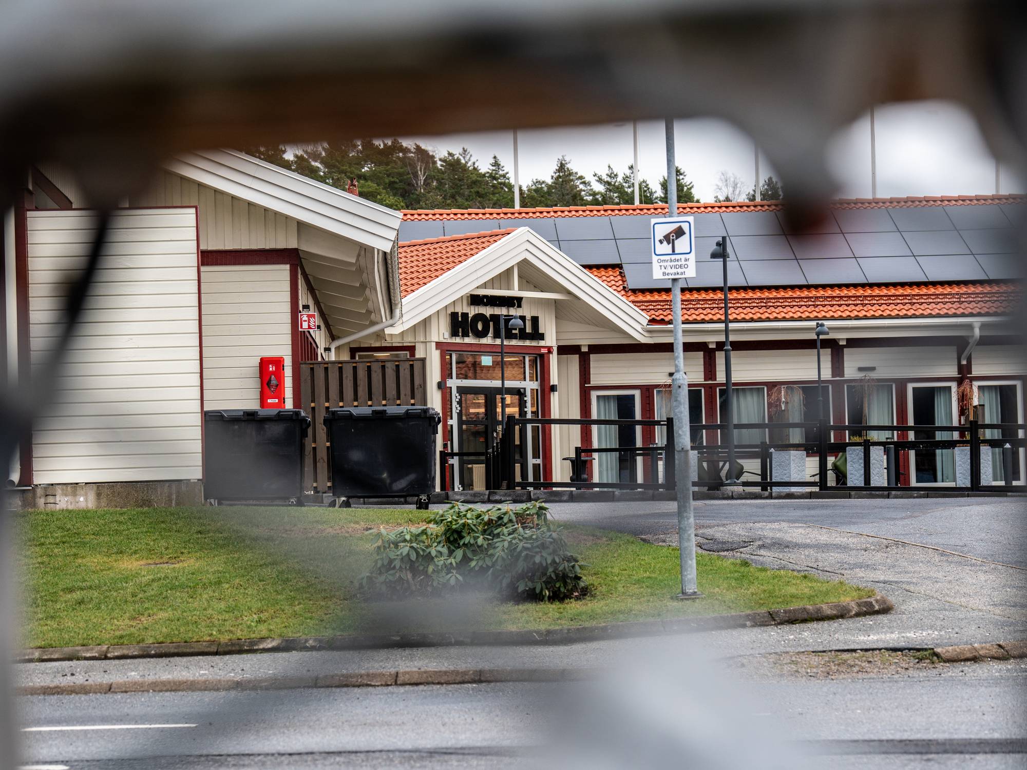 Fasaden til Nordby hotell på Svinesund