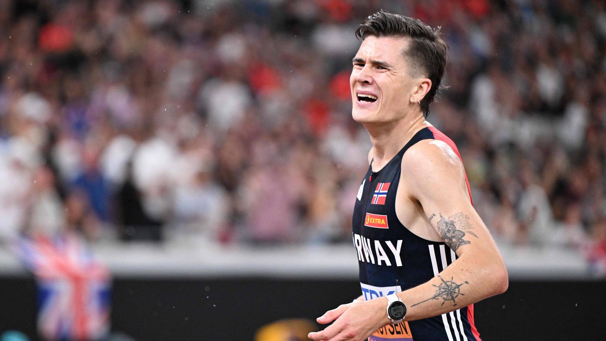Jakob Ingebrigtsen under VM i Tokyo