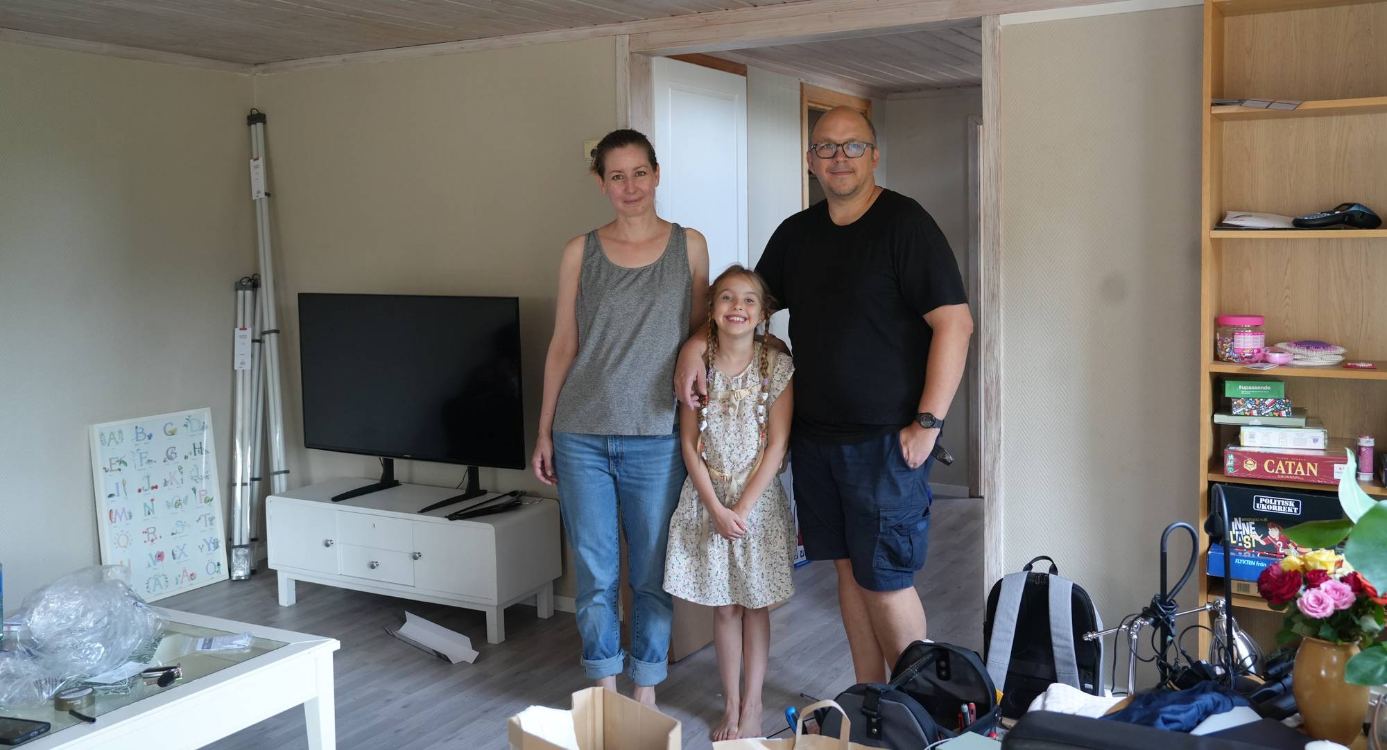 Olivia Foss Kristiansen, Inge Kristiansen og Solveig Foss