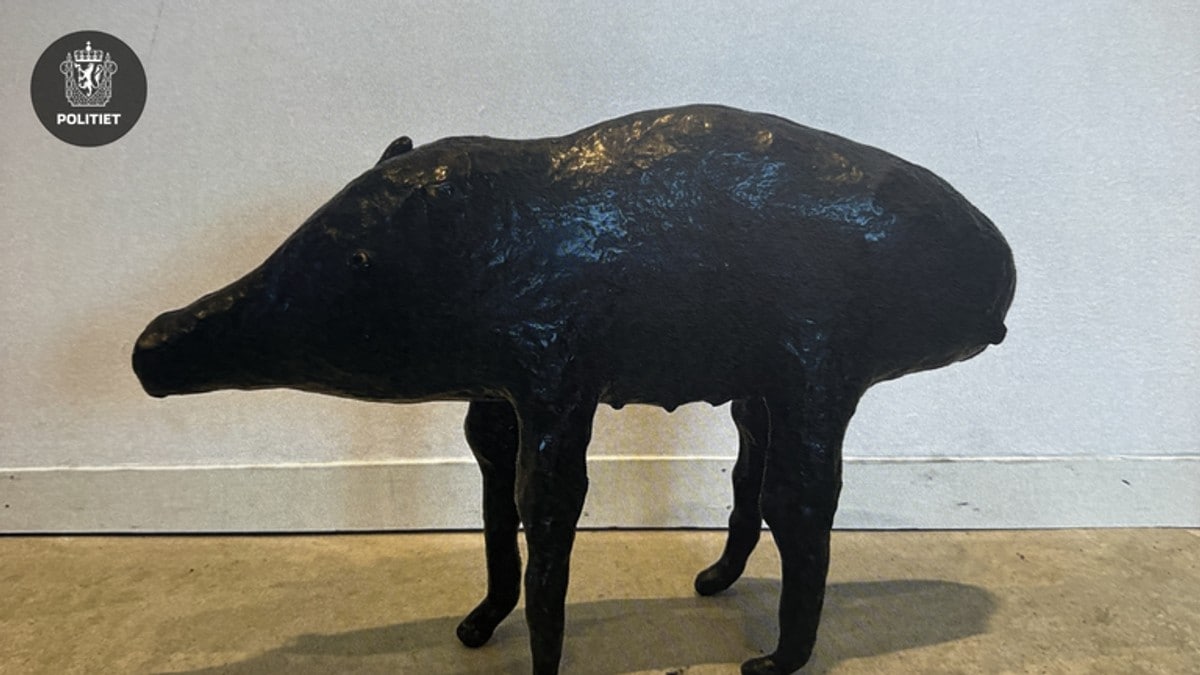 Skulptur til 150.000 kroner stjålet fra galleri i Stavanger