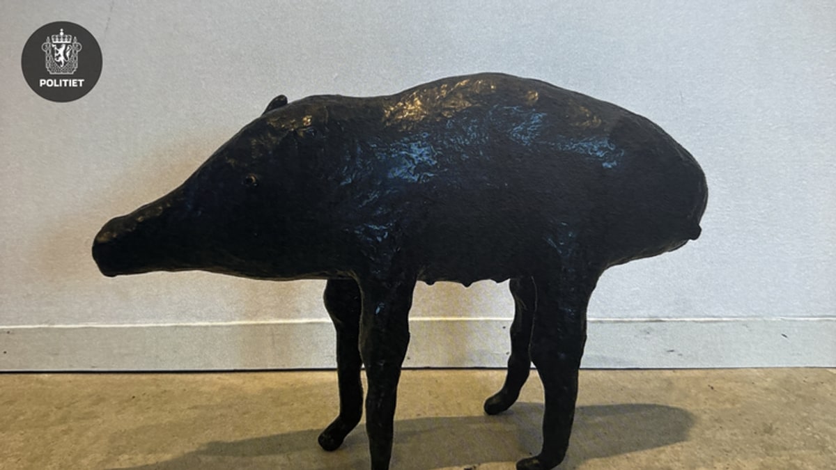 Skulptur til 150.000 kroner stjålet fra galleri i Stavanger