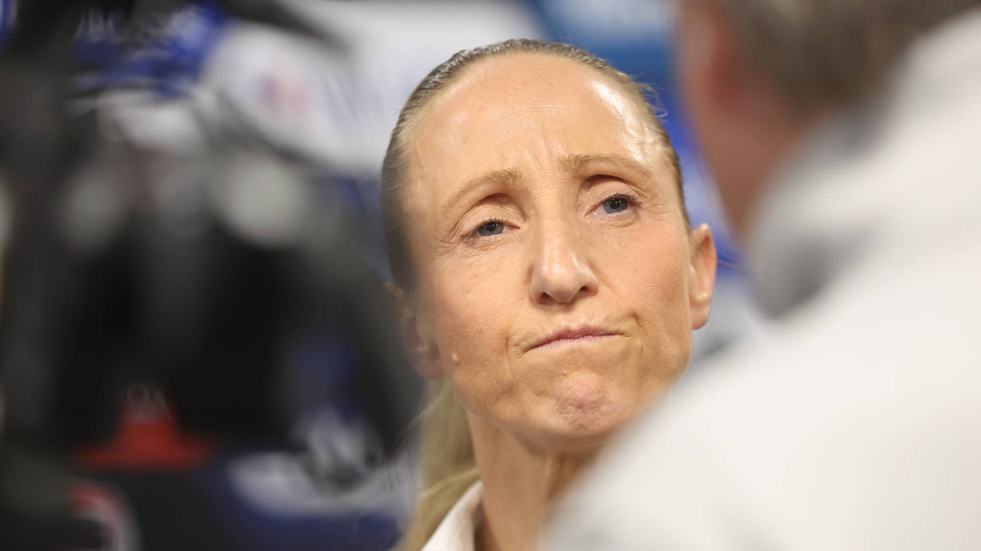 Cecilie Gotaas Johnsen under pressekonferanse hvor ny midlertidig Rosenborg-trener ble presentert