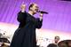 Kim Erlandsen/NRK P3 Emilie Nicolas på Øyafestivalen.