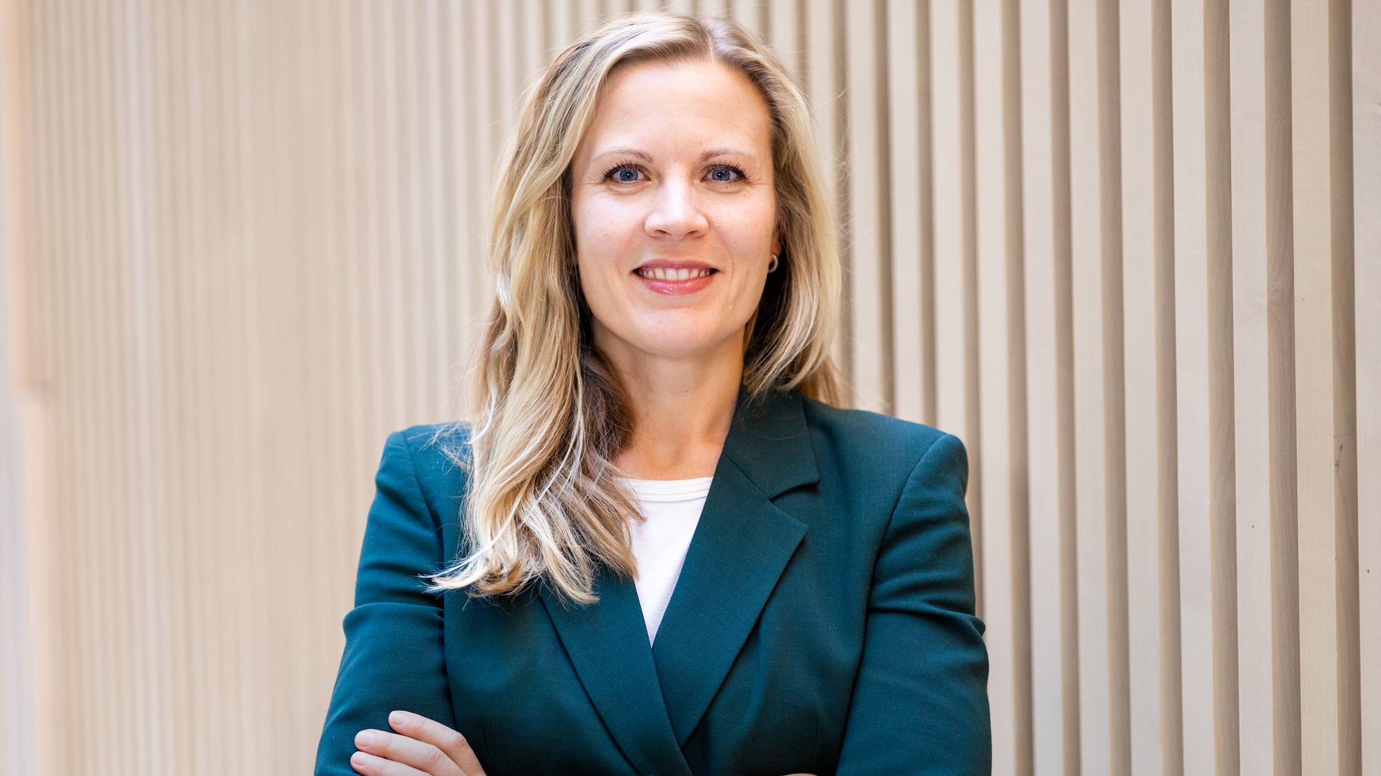 Heidi Finskas, direktør for bærekraft i pensjonsselskapet KLP 