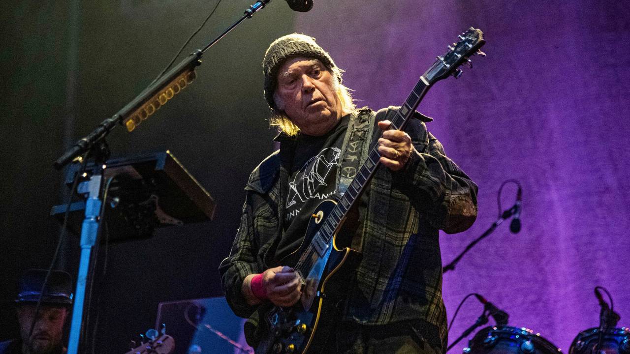 Neil Young på konsert, 25.mai 2019.
