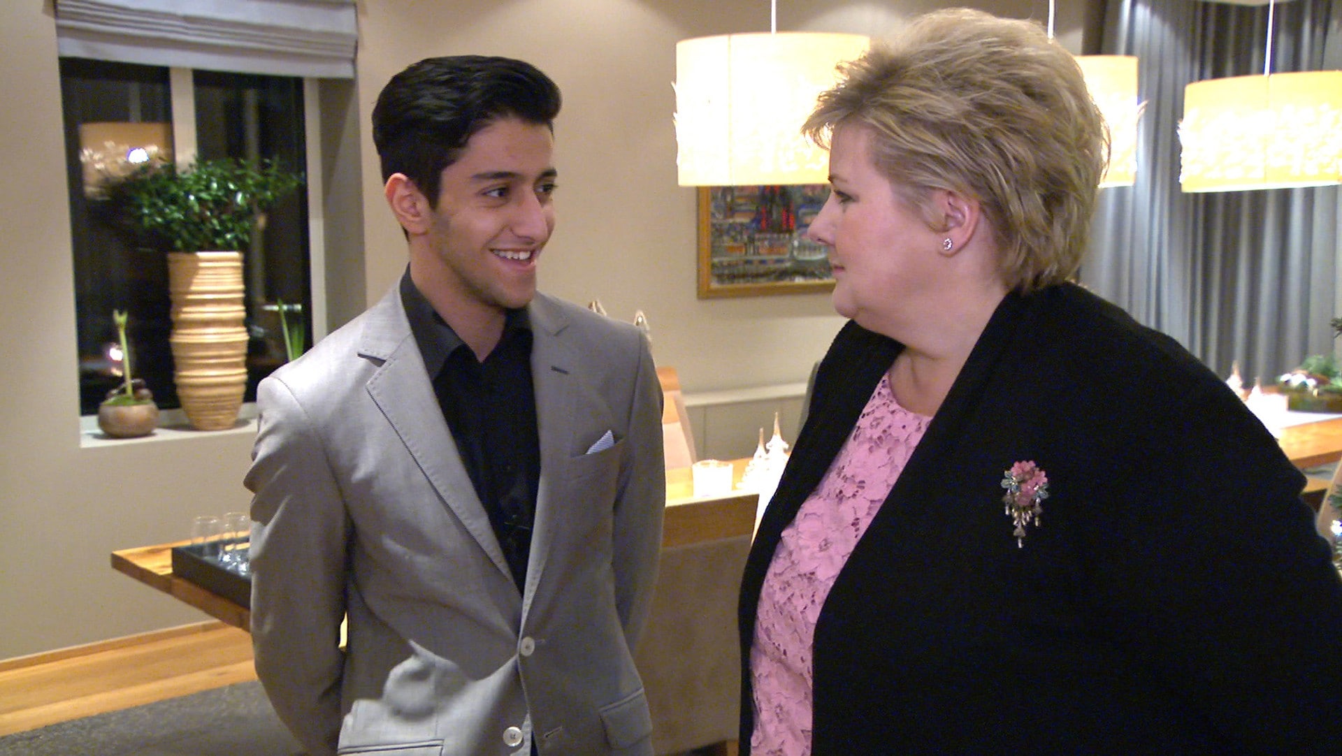 Ali Al-Jabri (17) invitert til Erna Solberg – NRK