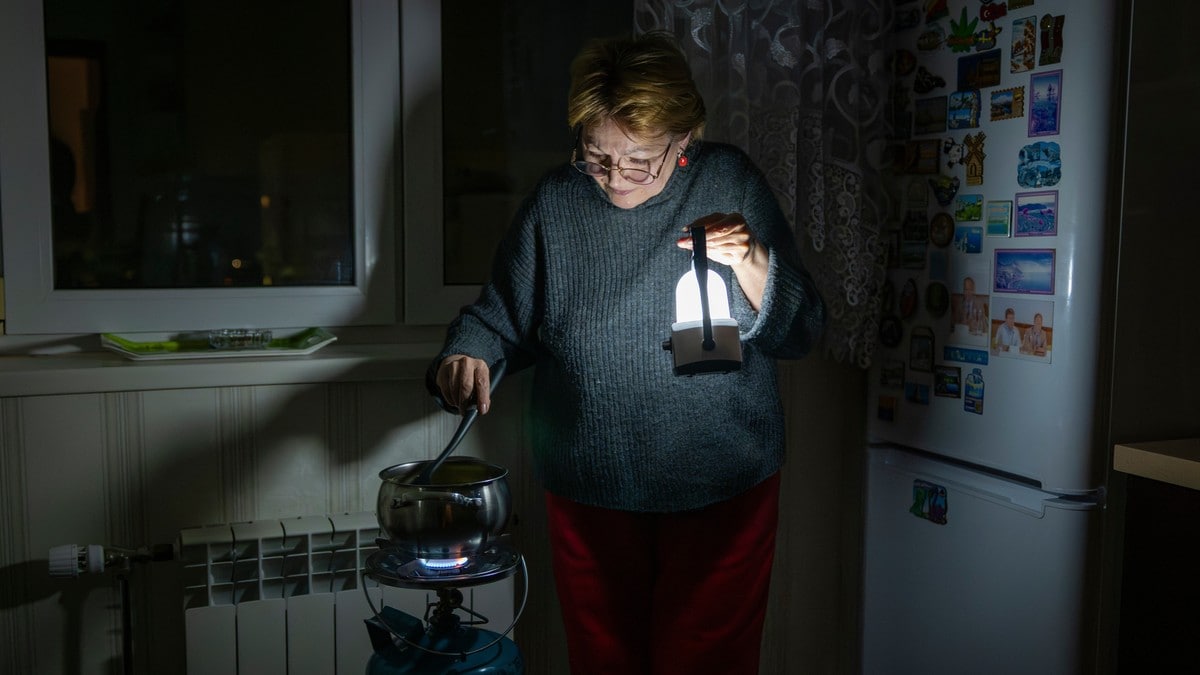 1,2 millioner ukrainere uten strøm