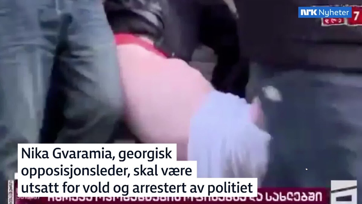 Raid mot opposi­sjonen i Georgia – opposisjons­leder pågrepet