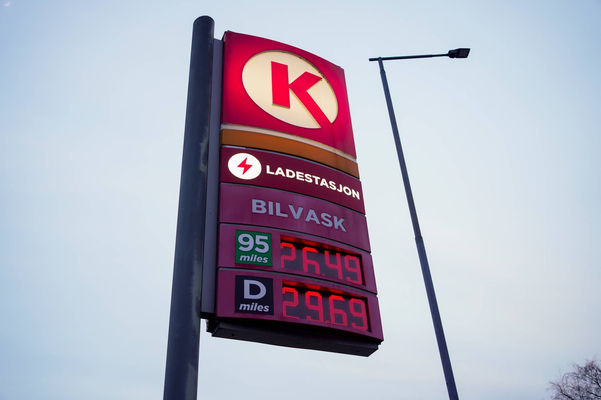 Priser på drivstoff
