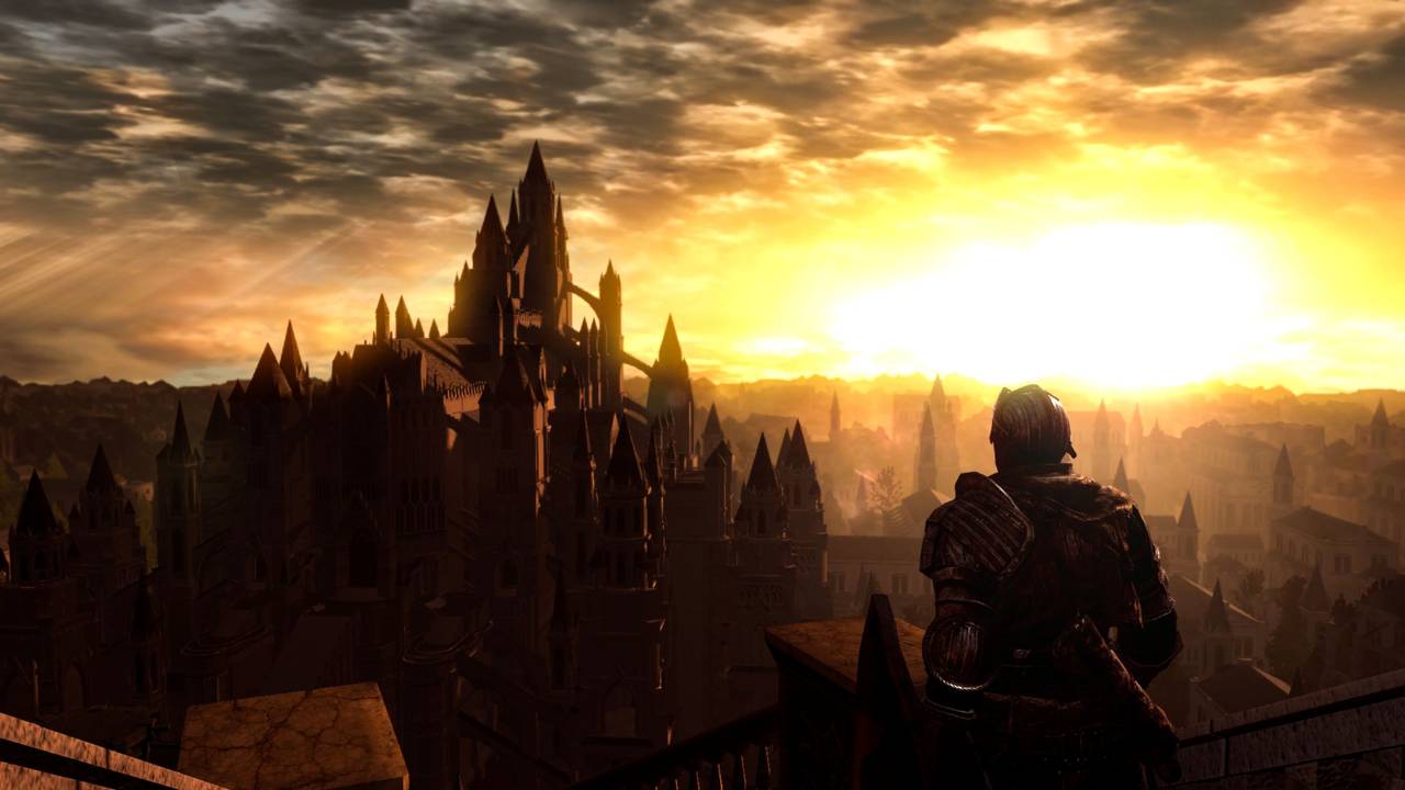 VAKKERT: Anor Londo i «Dark Souls» er inspirert av en fransk kirke fra 1500-tallet. Mange regner dette området som et av seriens vakreste