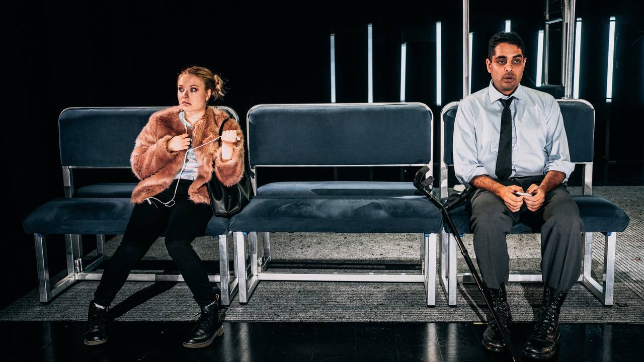 Fra Det Norske Teatret-forestillingen «Linje 5» på Rommen Scene.