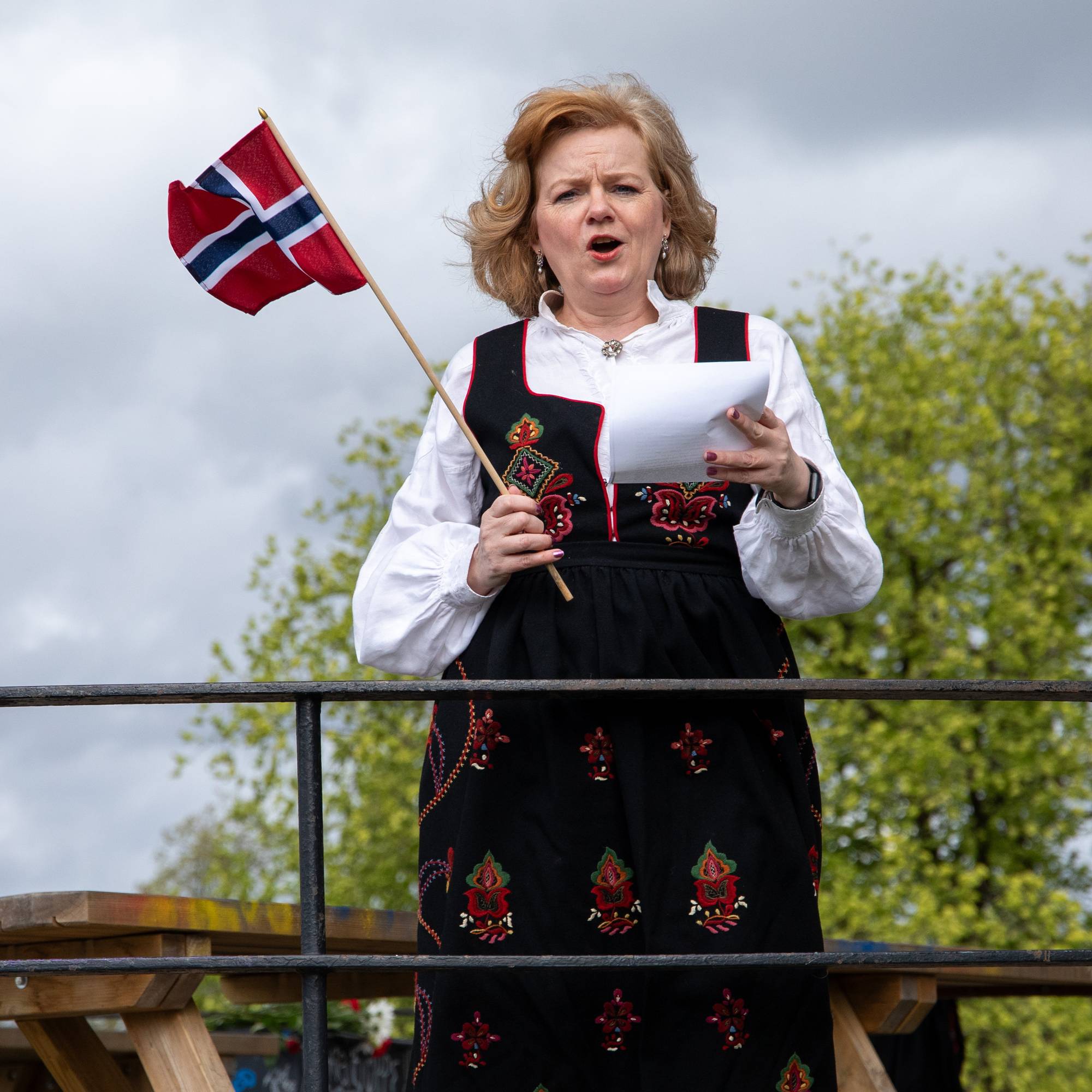 Bilder av Siss Vik i bunad