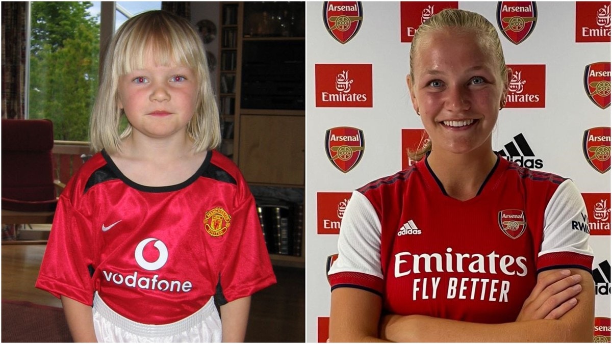 Landslagsprofilen har vært United-fan hele livet – nå har hun signert for Arsenal