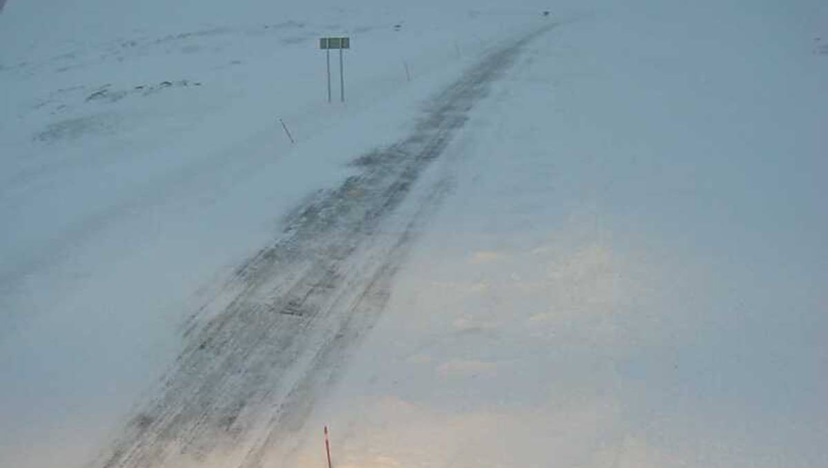 Kolonnekjøring over Saltfjellet – NRK Nordland