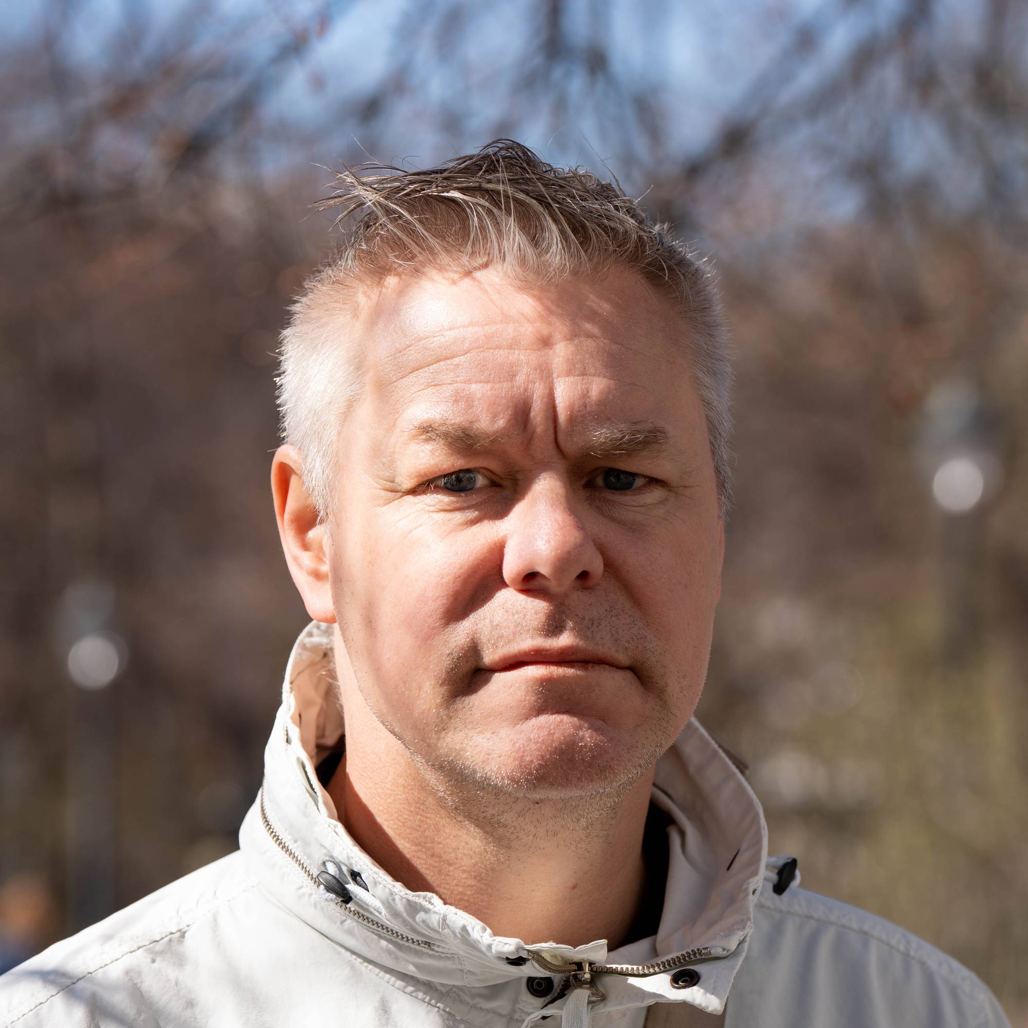 En portrett av mann