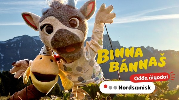 Binnabánnaš lea somás ustit, gii álo fuobmá feara maid dahkat - Binnabánnaš er en artig liten skrue som alltid er nysgjerrig på nye ting.