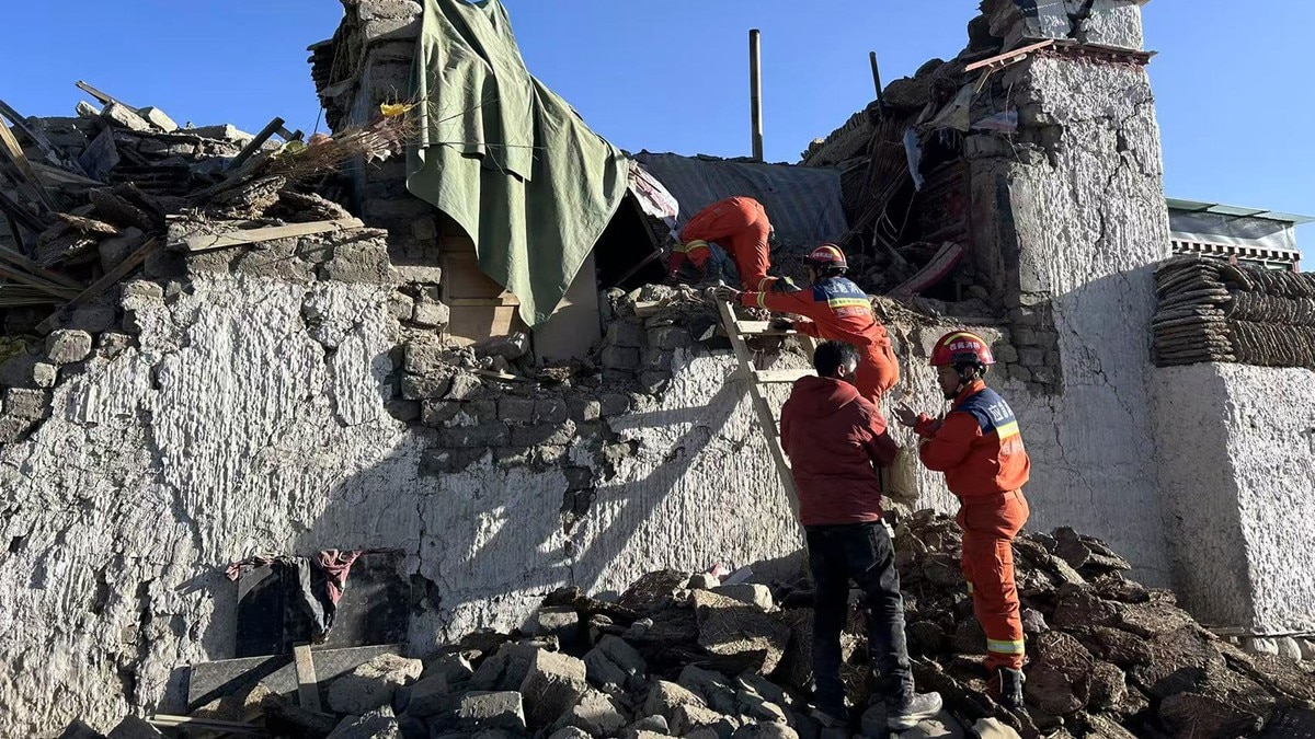 Kraftig jordskjelv rammet Tibet: Minst 53 omkomne