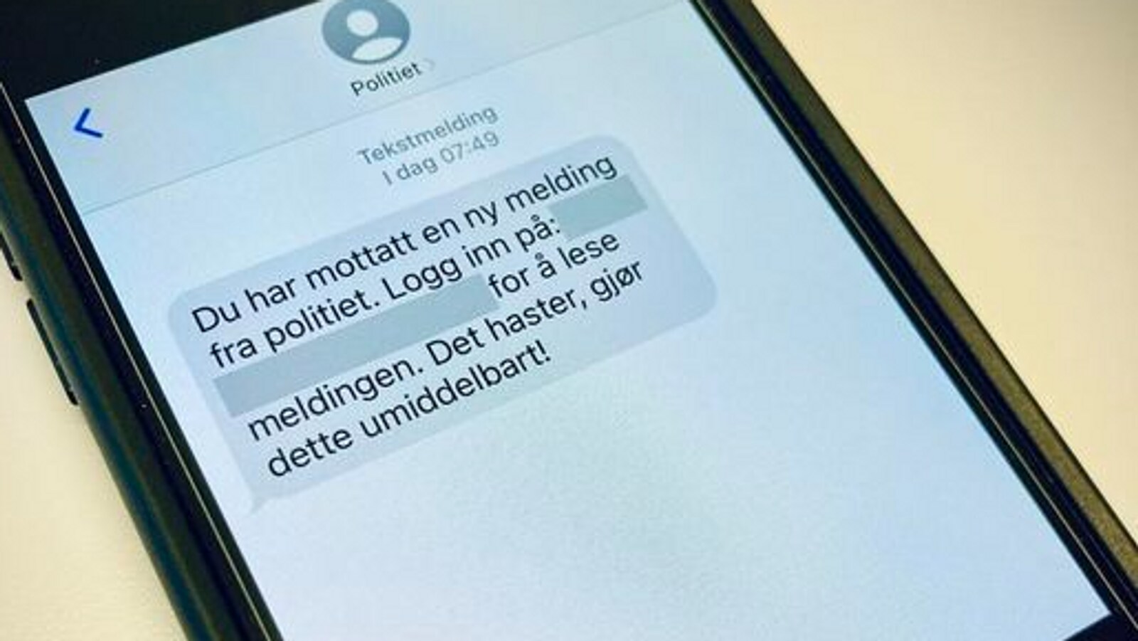 Advarer Om Svindel Sms Som Ser Ut Til å Være Fra Politiet Nrk Troms Og Finnmark 