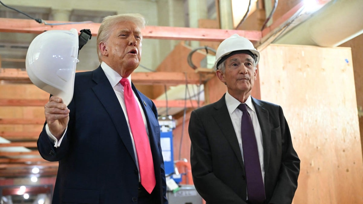 Trump og sentralbanksjefen kranglet foran pressen