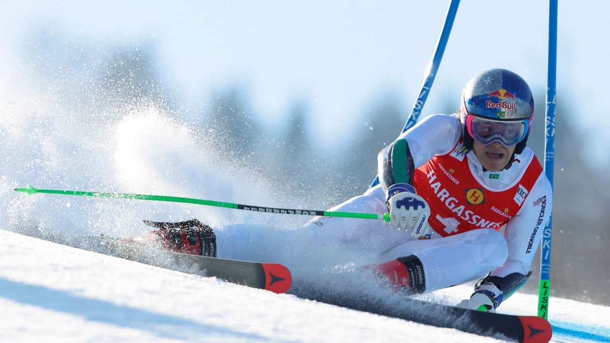 Lucas Braathen med ny storslalåmseier – suveren i Kranjska Gora