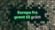 Grafikk: Susanne Stubberud Rom / NRK Mosaikk av av satellittbilder og tittelen Europa fra grønt til grått