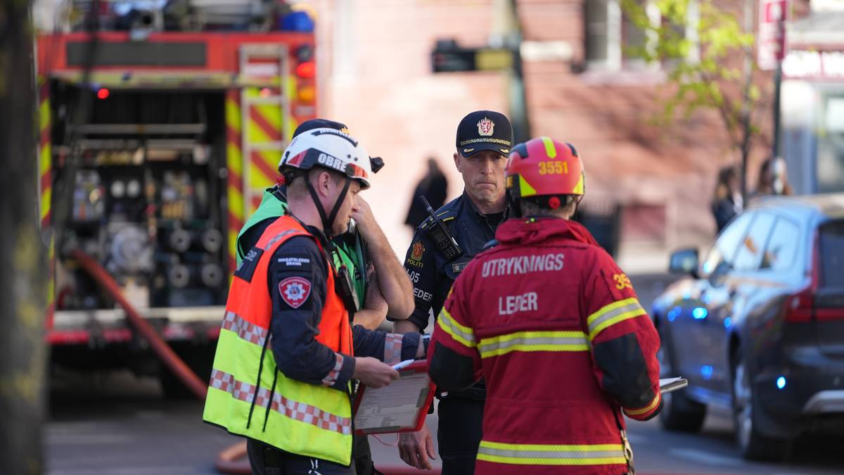 Brann i bygård på Majorstua