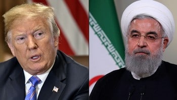 Trump og Rouhani