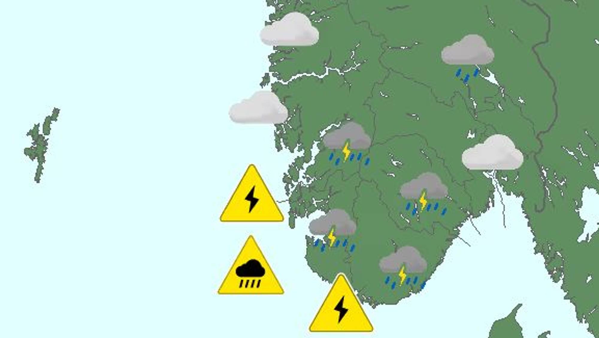 Lyn, torden og regn på VM-kamp