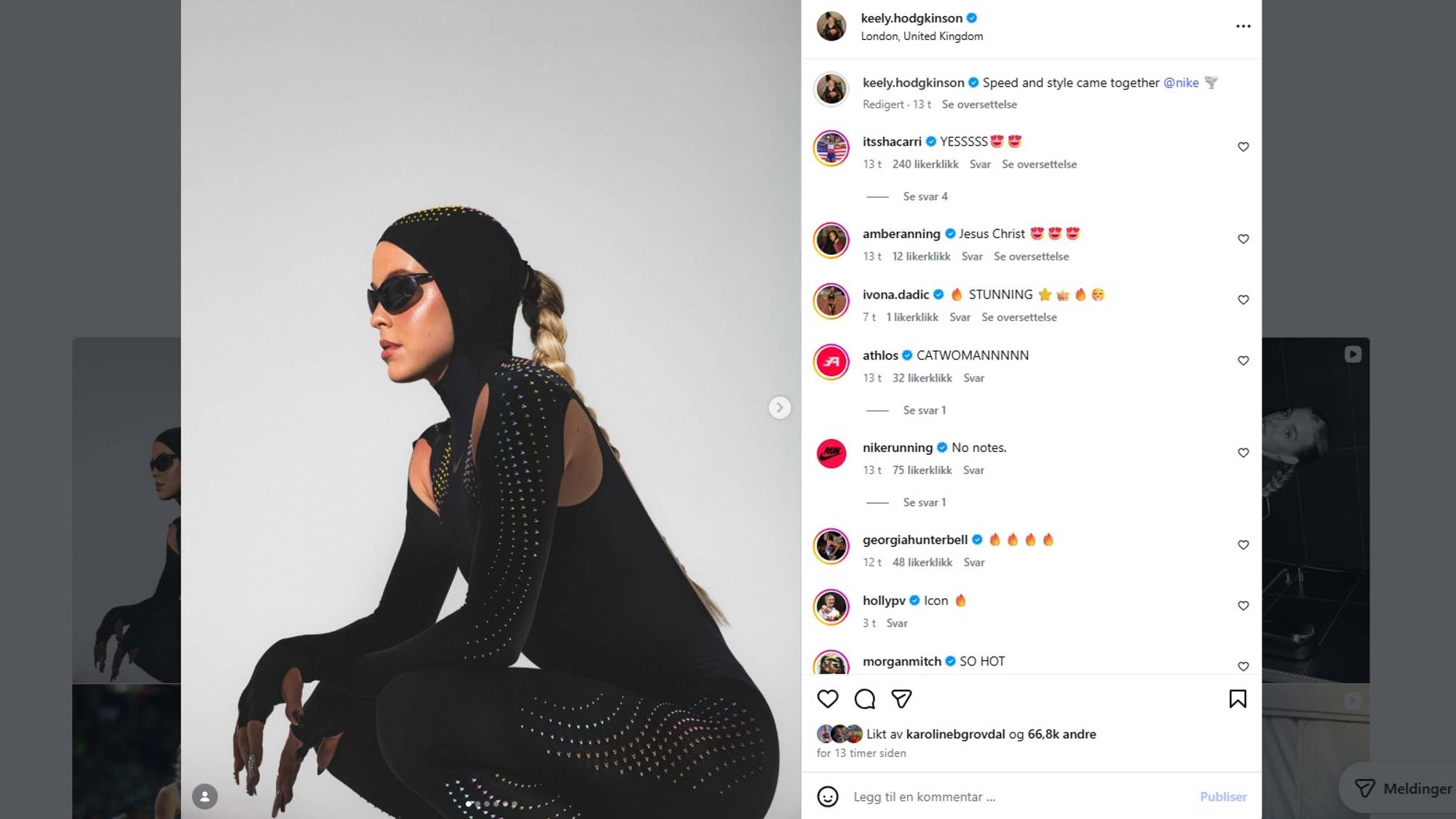 Keely Hodgkinson insta