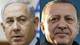 RONEN ZVULUN OZAN KOSE / AFP,NTB Portrett av Benjamin Netanyahu til venstre og Recep Tayyip Erdoğan til høyre.
