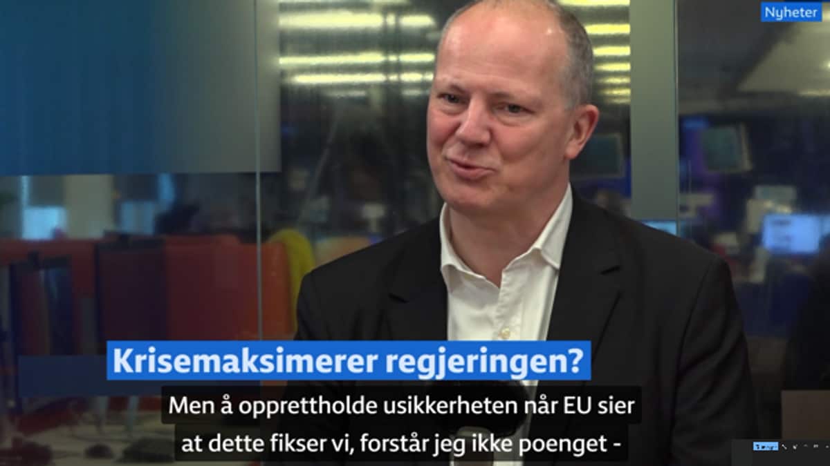 Fikk kaffen i halsen da han hørte Solvik-Olsen