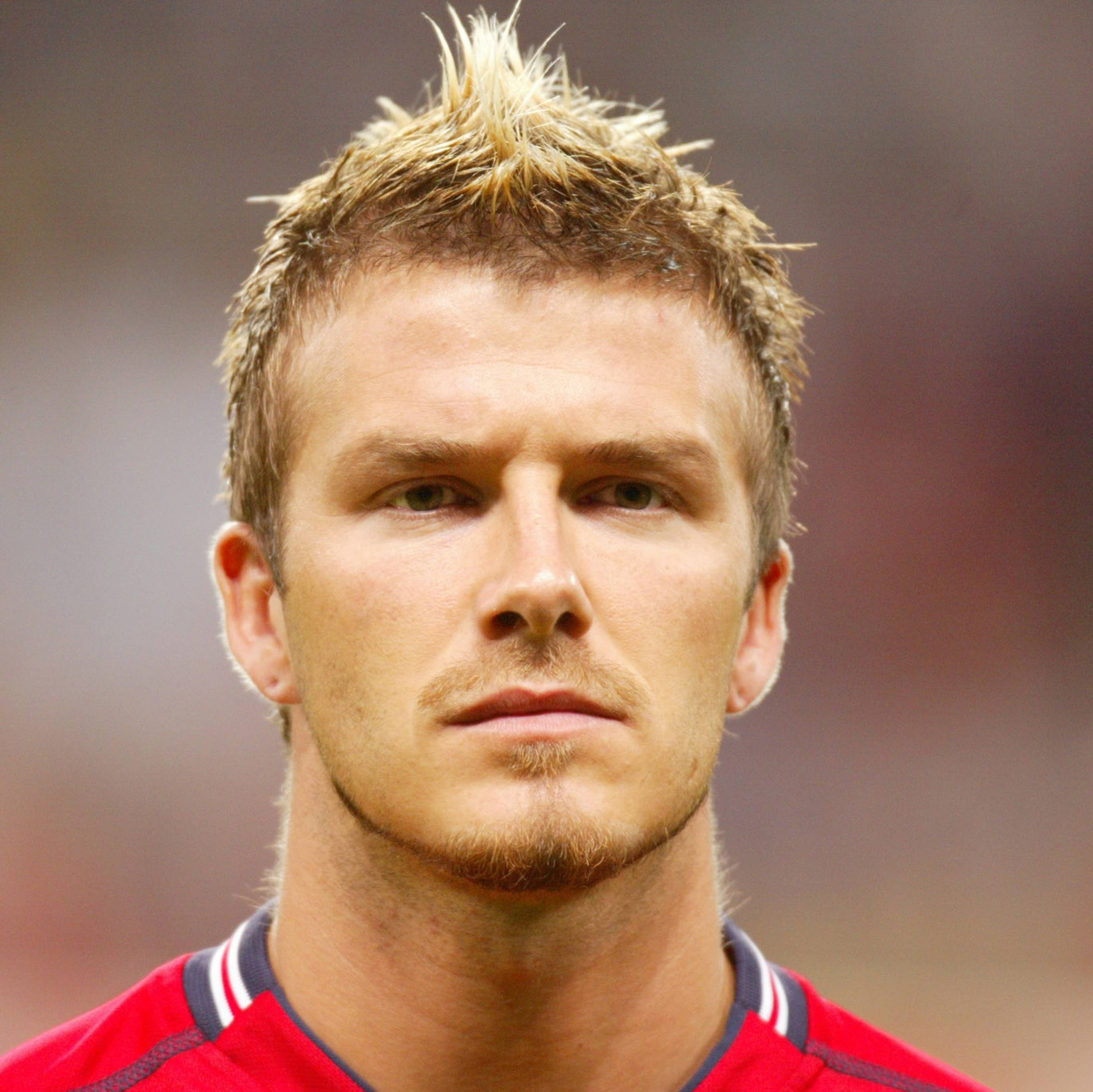 beckham med blonde tuppar