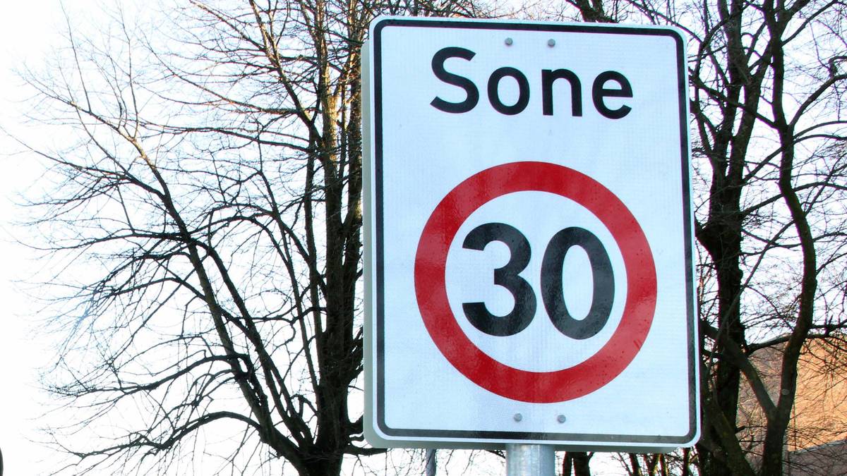 Nå blir det 30-sone i hele sentrum