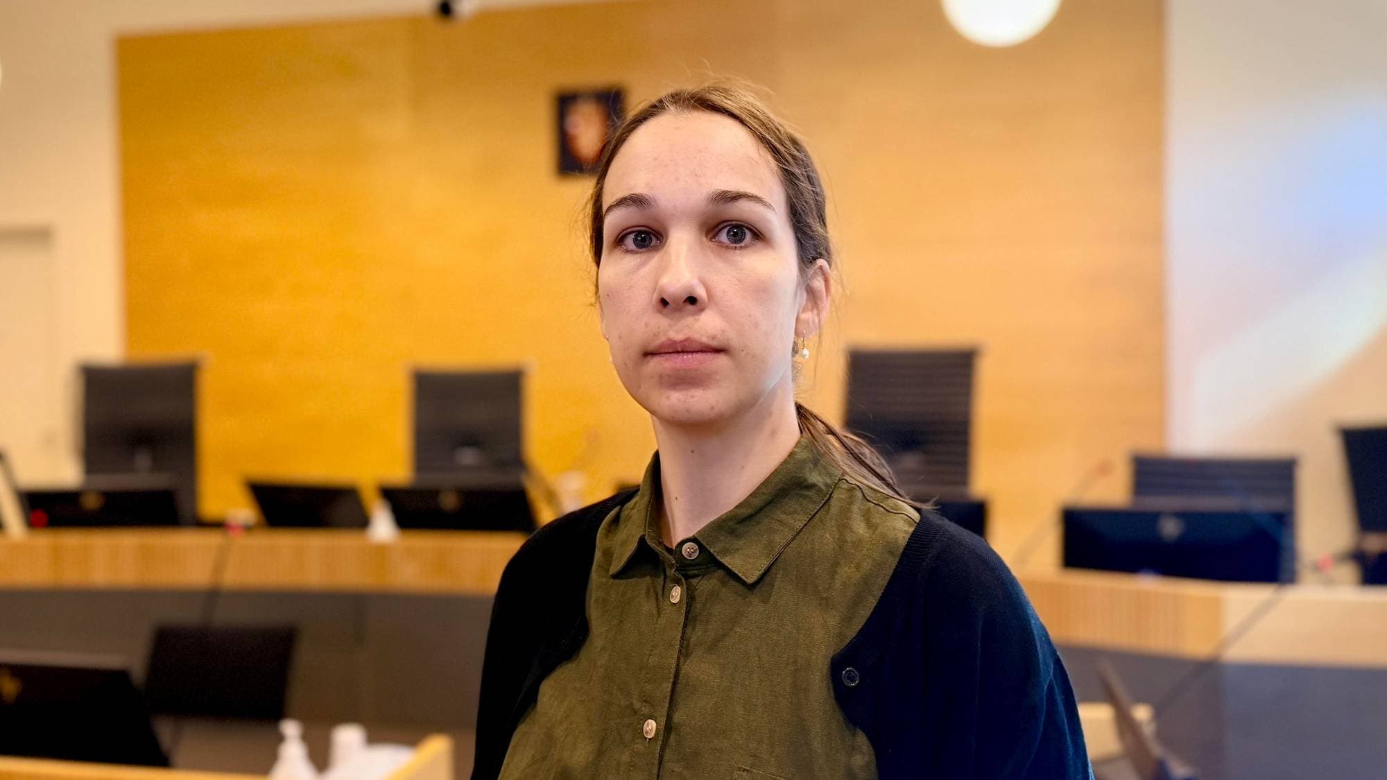Legeparet utenfor Borgarting lagmannsrett
