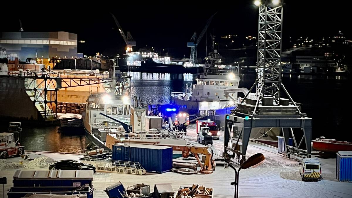 Work accident at the shipyard in Tomrefjord.  The boat has been attacked.  – NRK Møre and Romsdal – Local news, TV and radio