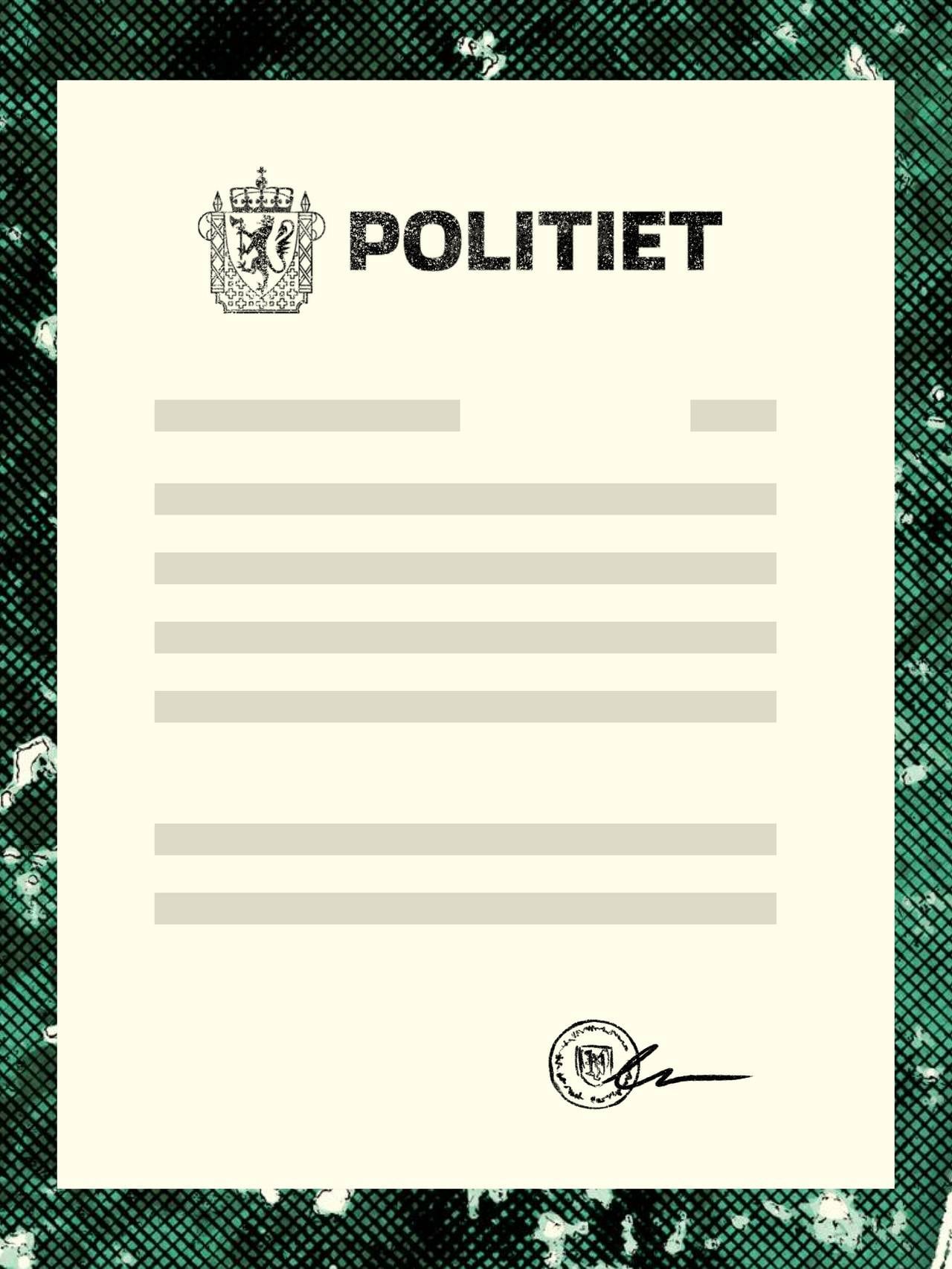 Politiattest – illustrasjon