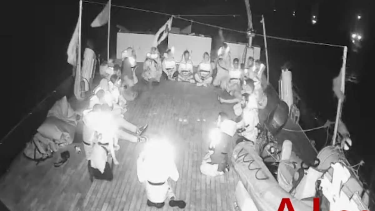 Israels marine stopper Gaza-konvoi
