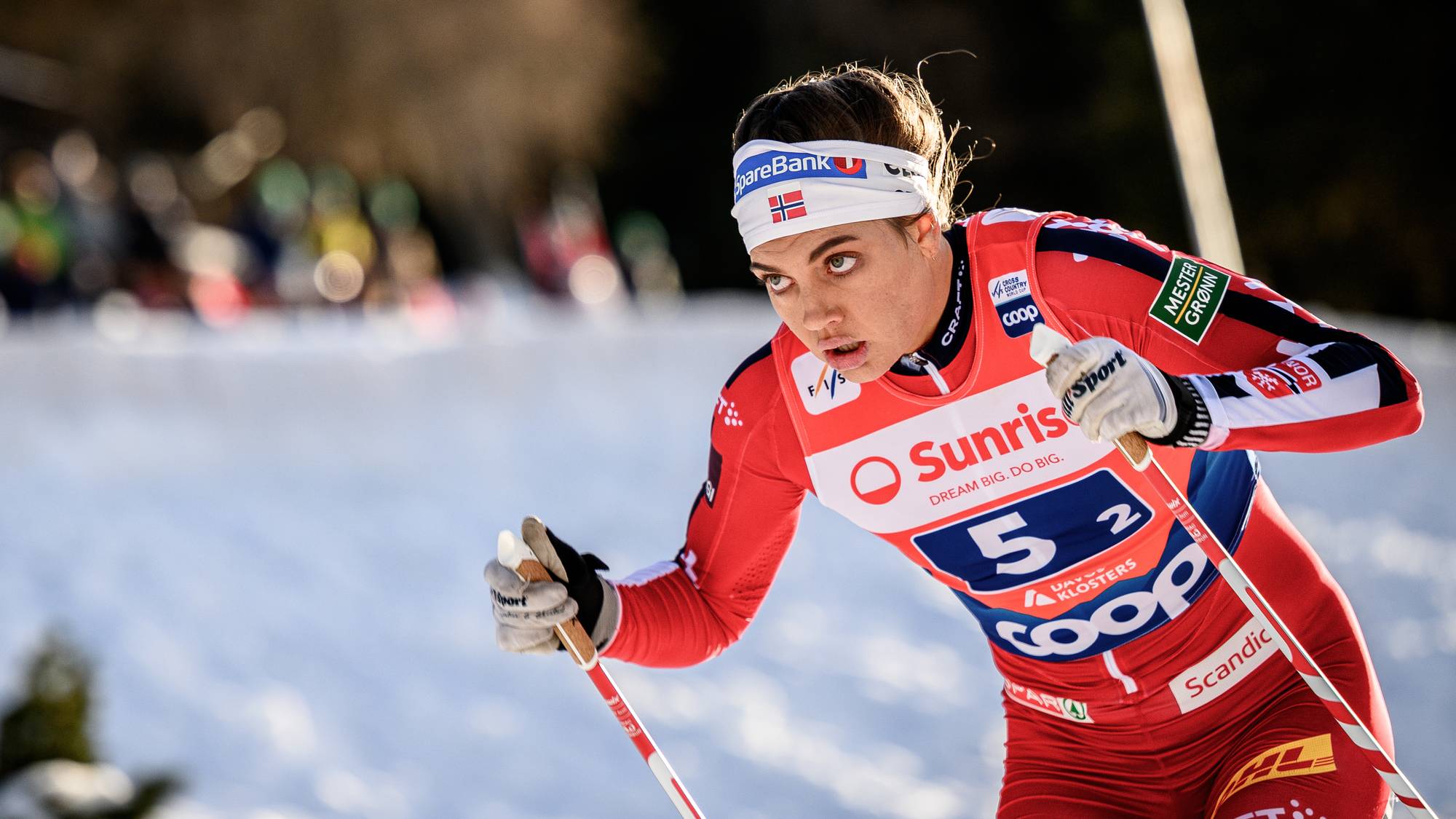 Skistad i løypene i Davos.