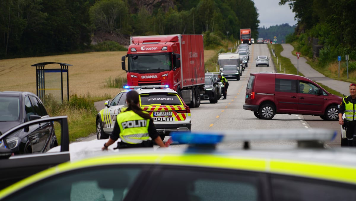 Motorsyklist alvorlig skadd etter ulykke i Tønsberg