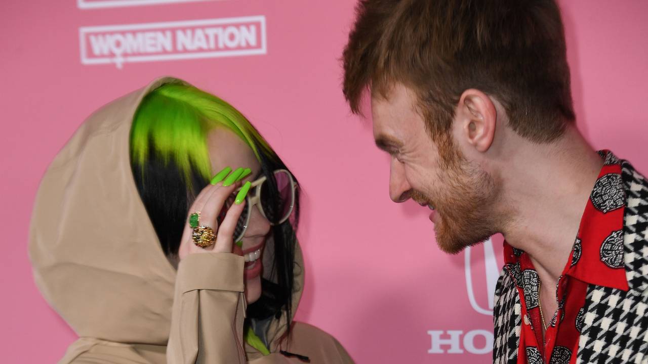Billie Eilish og storebror Finneas O'Connell på Billboards «Woman of the Year 2019»