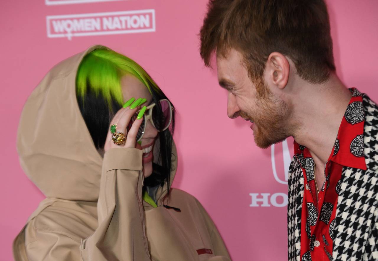 Billie Eilish og storebror Finneas O'Connell på Billboards «Woman of the Year 2019»